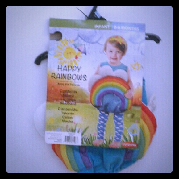 infant rainbow costume